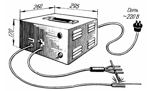 Схема самодельного сварочного аппарата