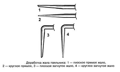 Доработка жала паяльника