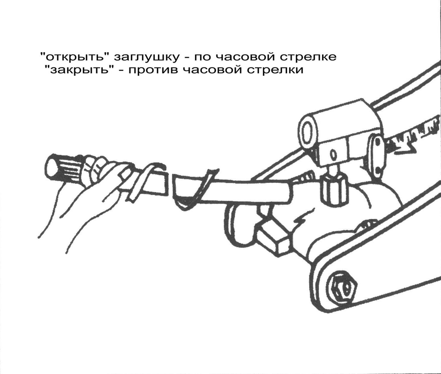 Схема прокачки гидравлического подкатного домкрата