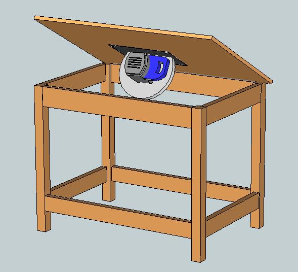 Самодельный стол для дисковой пилы