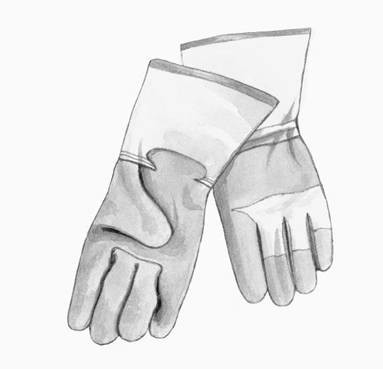 Перчатки для заточки инструмента